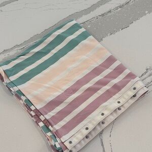 lululemon athletica Striped Scarf in Teal, Pink, and Cream
